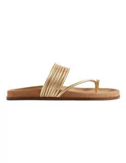 Wholesale ✔️ Seed Heritage Tegan Footbed 🩴 Sandal In Gold ⭐