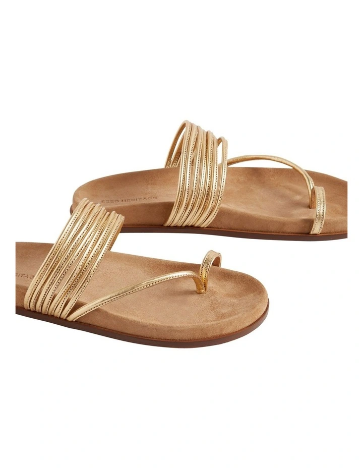 Wholesale βοΈ Seed Heritage Tegan Footbed π©΄ Sandal In Gold β - Image 5