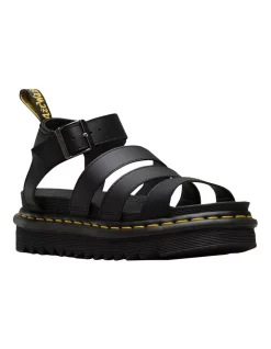 Promo 😉 Dr Martens Blaire Black Hydro 🩴 Sandal 🤩