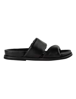 Promo 🔥 Tony Bianco Henry Black Nappa 🩴 Sandals 👏