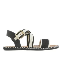 Best deal 🛒 Seed Heritage Bree Woven 🩴 Sandal In Black/Cream 😍