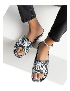 Best Pirce ⌛ Roxy Slippy Slider 🩴 Sandals In Assorted 💯