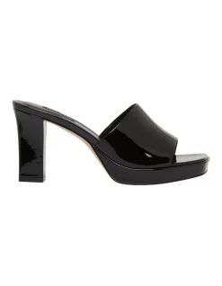 Cheapest 🎉 Nine West Behot Platform 🩴 Sandal In Black 🥰