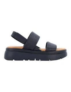Hot Sale 😀 Dune London Location 🩴 Sandals In Black ❤️