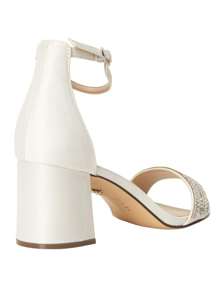 Flash Sale π NINA Elenora Ivory Satin π©΄ Sandal π - Image 4