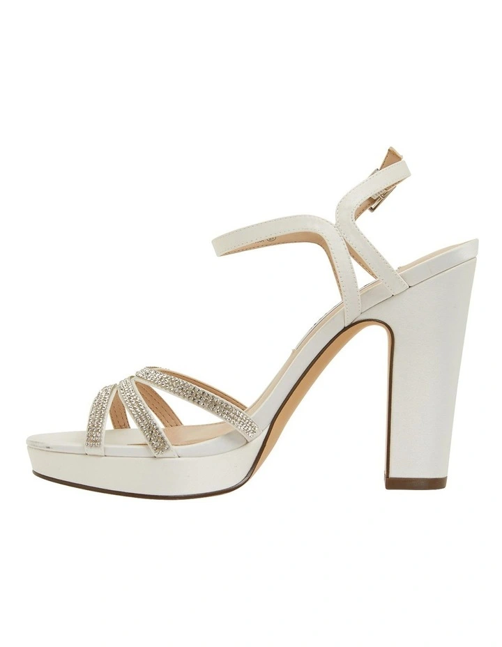 Best Pirce π NINA Saralyn Ivory Satin π©΄ Sandals π - Image 3