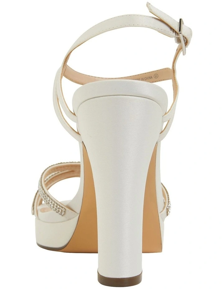 Best Pirce π NINA Saralyn Ivory Satin π©΄ Sandals π - Image 5