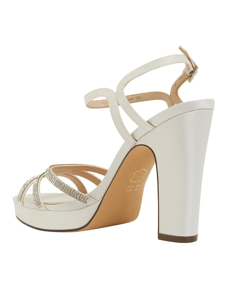 Best Pirce π NINA Saralyn Ivory Satin π©΄ Sandals π - Image 7