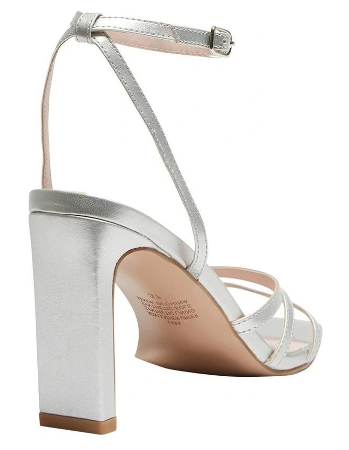 Outlet π Pink Inc Lara π©΄ Sandals In Silver Metallic π₯° - Image 4