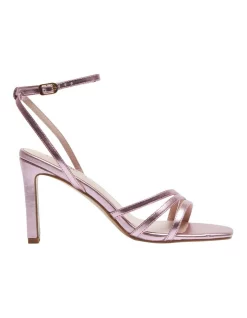 Coupon ✨ Pink Inc Lara 🩴 Sandals In Pink Metallic 😍