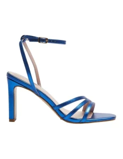 Discount β€οΈ Pink Inc Lara π©΄ Sandals In Blue Metallic π