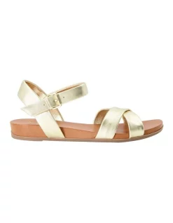 Wholesale ✨ Dune London Landie 🩴 Sandals In Gold 🥰