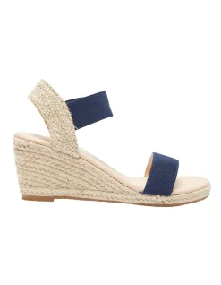 Best deal ✨ Easy Steps Summit Elastic 🩴 Sandals In Navy/Beige ⌛