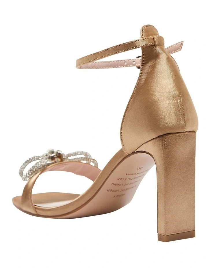 Deals π Pink Inc Honey π©΄ Sandals In Gold Satin π - Image 6