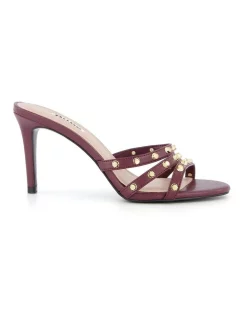 Best Pirce 💯 Dune London Madrina Di 🩴 Sandals In Burgundy ⌛