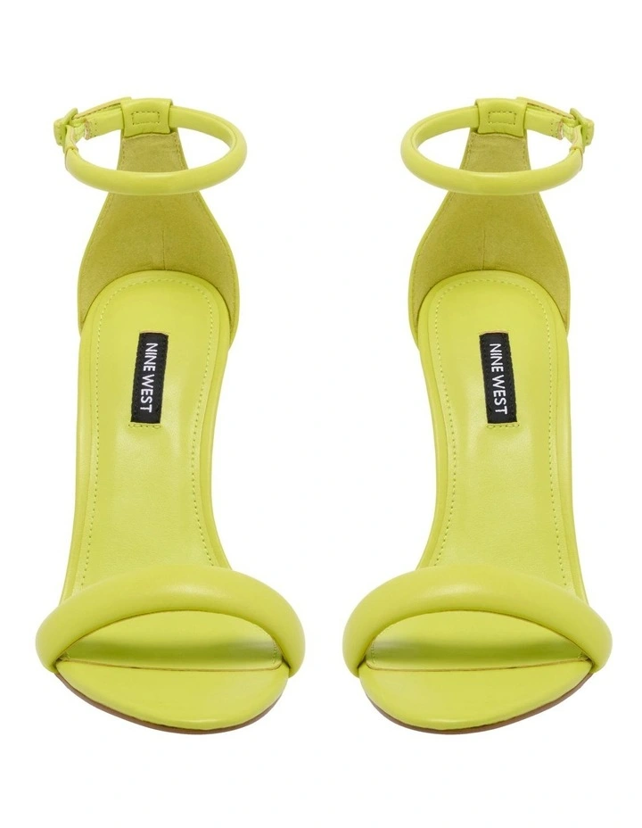 Buy β Nine West Teeya Heeled π©΄ Sandal In Lime Green βοΈ - Image 3