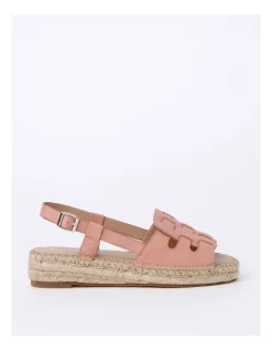 New 😍 Piper Caleb Recycled Nubuck 🩴 Sandal In Blush ✨