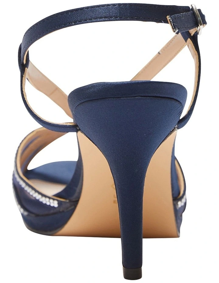 Flash Sale π NINA Barbara π©΄ Sandals In New Navy Satin π - Image 4