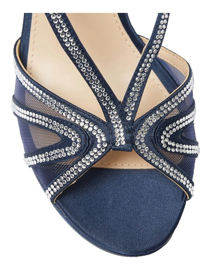 Flash Sale π NINA Barbara π©΄ Sandals In New Navy Satin π - Image 5