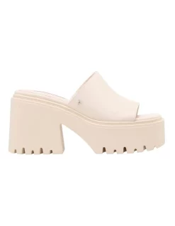Outlet ⌛ Windsor Smith Emotional Heel In Ivory Leather 🔔