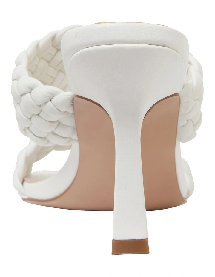 Coupon π Pink Inc Jacinta White Weave Glove π©΄ Sandals π - Image 5