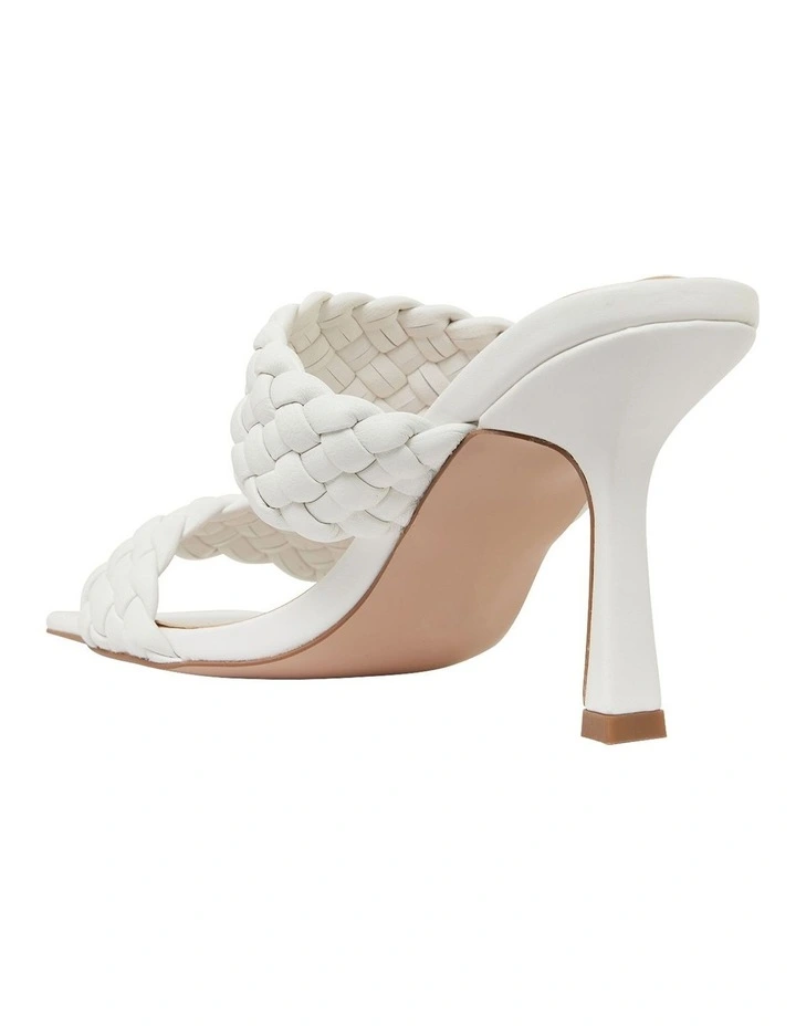 Coupon π Pink Inc Jacinta White Weave Glove π©΄ Sandals π - Image 7