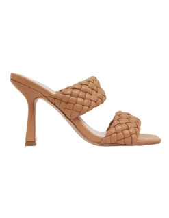 Brand new 😍 Pink Inc Jacinta Dark Camel Weave Glove 🩴 Sandals ⌛