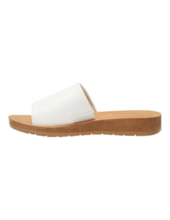 New π Wide Steps Enid π©΄ Sandals In White Smooth β - Image 3