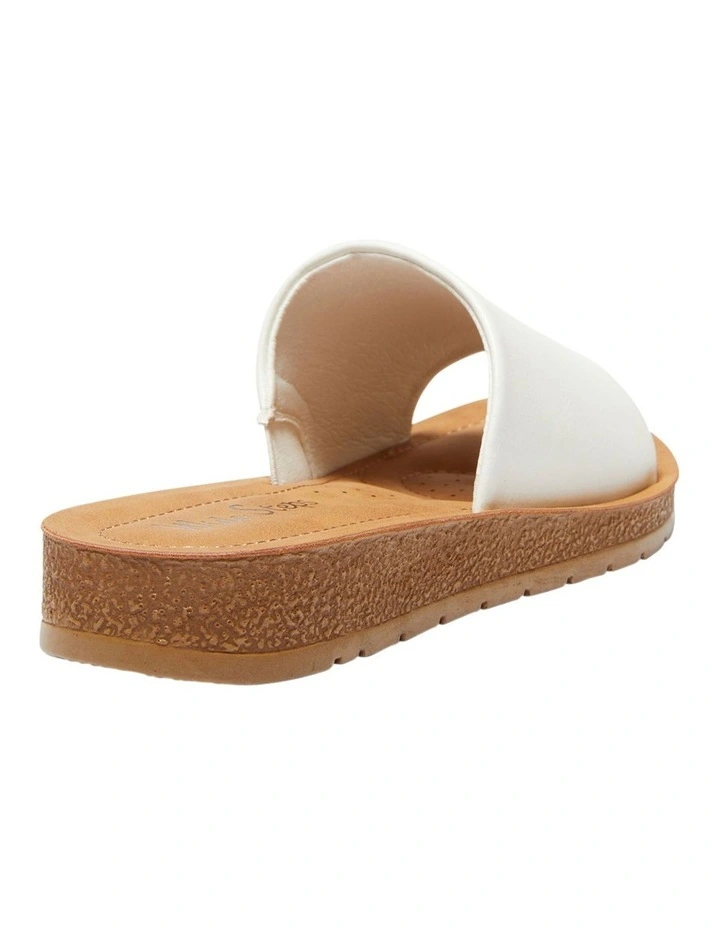 New π Wide Steps Enid π©΄ Sandals In White Smooth β - Image 4