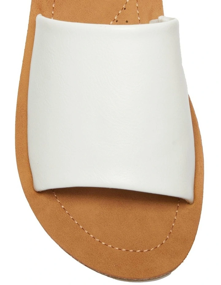 New π Wide Steps Enid π©΄ Sandals In White Smooth β - Image 7