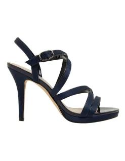 Budget 🌟 NINA Reatha New Navy Satin 🩴 Sandals 👏