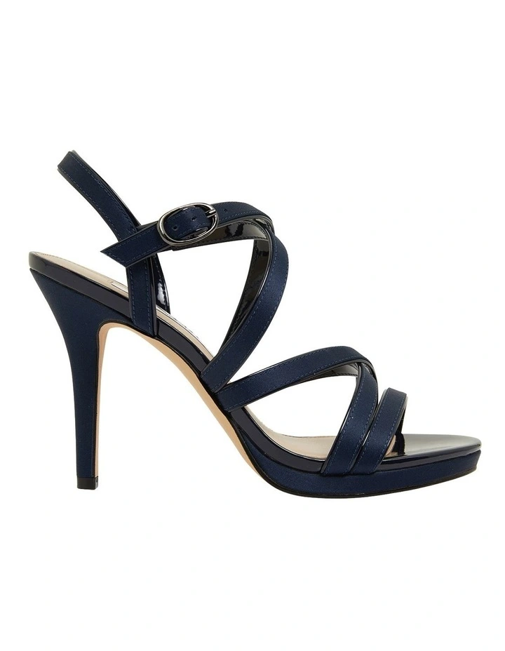 Budget π NINA Reatha New Navy Satin π©΄ Sandals π