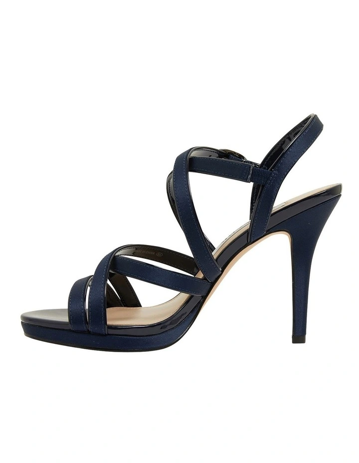 Budget π NINA Reatha New Navy Satin π©΄ Sandals π - Image 3