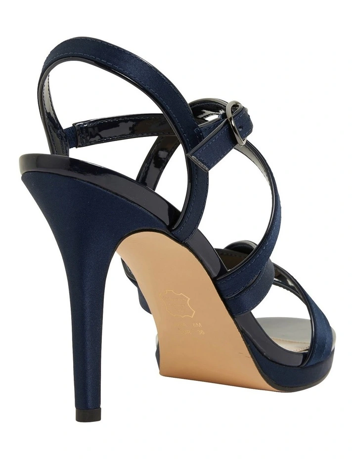 Budget π NINA Reatha New Navy Satin π©΄ Sandals π - Image 4