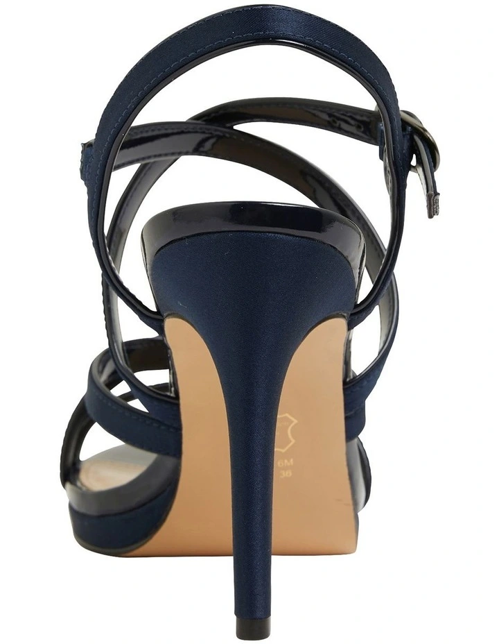 Budget π NINA Reatha New Navy Satin π©΄ Sandals π - Image 5