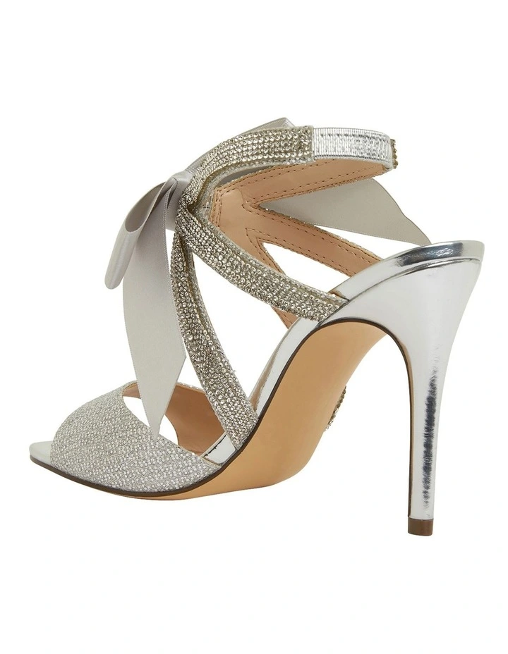Cheapest π NINA Claudia Silver Glitter Satin π©΄ Sandals β€οΈ - Image 7