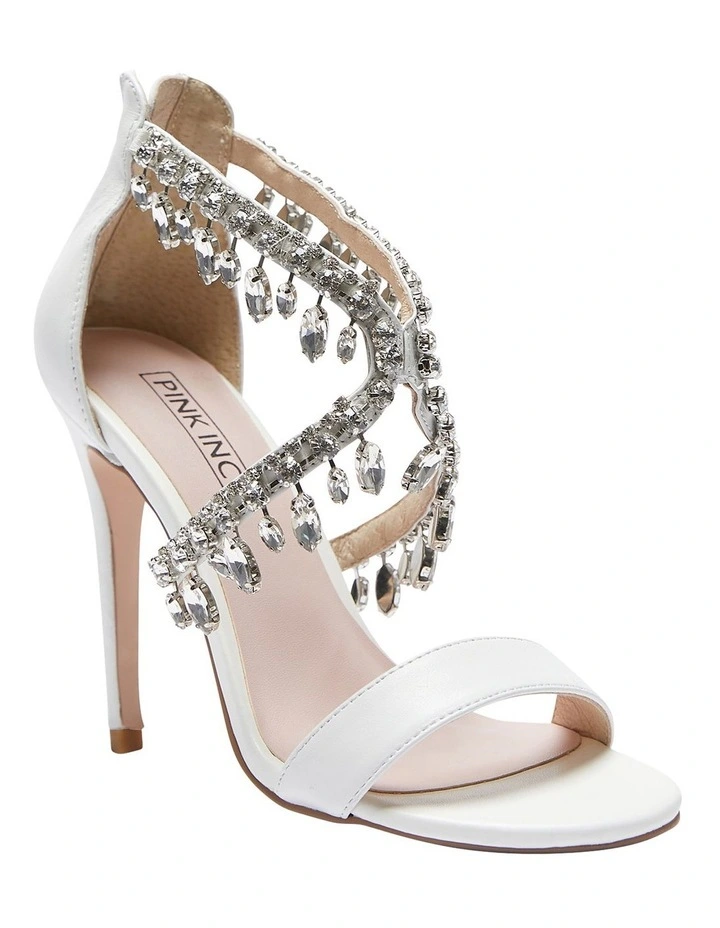 Coupon π Pink Inc Bliss Kid π©΄ Sandals In White π - Image 2