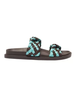 Best deal ✔️ Ravella Ghost 🩴 Sandals In Brown/Turquoise Smooth 🎁