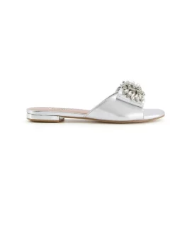 Outlet ✔️ Dune London Nomi Di 🩴 Sandals In Silver 😀
