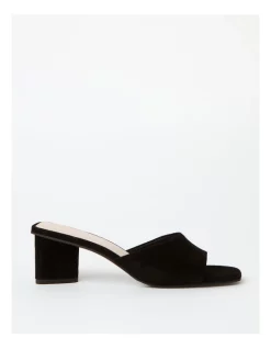 Promo ⭐ Basque Pris Suede 🩴 Sandal In Black 🔥