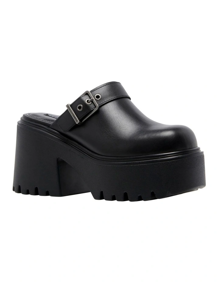 Cheap π Windsor Smith Luck Chunky Platform π Heels In Black Leather π - Image 2