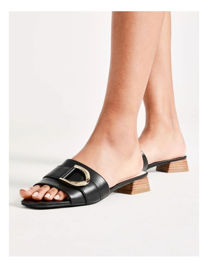 New βοΈ Basque Ministry Leather π©΄ Sandal In Black π - Image 2