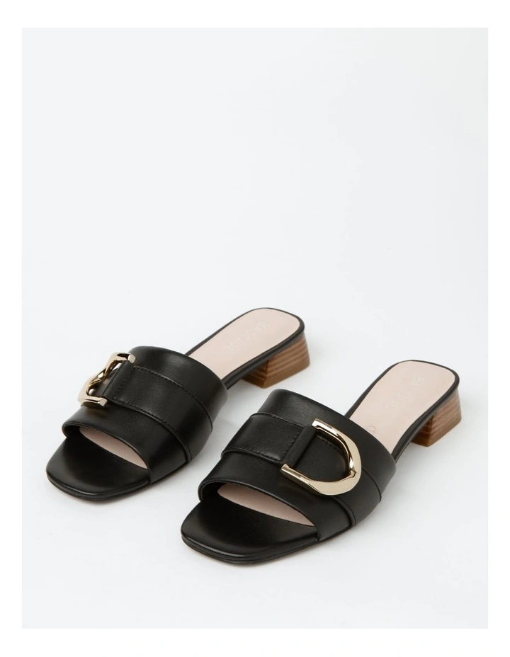 New βοΈ Basque Ministry Leather π©΄ Sandal In Black π - Image 4