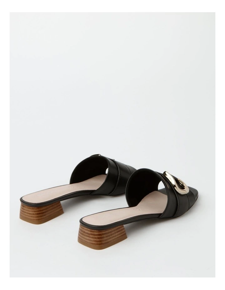 New βοΈ Basque Ministry Leather π©΄ Sandal In Black π - Image 6