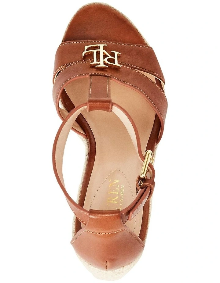 Hot Sale π Lauren Ralph Lauren Hale Deep Saddle Tan π©΄ Sandal π - Image 3