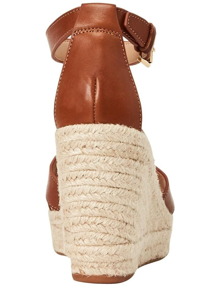 Hot Sale π Lauren Ralph Lauren Hale Deep Saddle Tan π©΄ Sandal π - Image 4