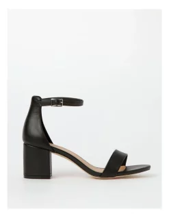 Cheap 👍 Miss Shop Cali Ankle Strap 🩴 Sandal In Black 😉