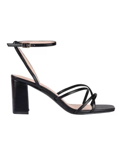 Best deal ๐งจ Verali Nakita Low Block ๐ Heels In Black Smooth ๐ฏ