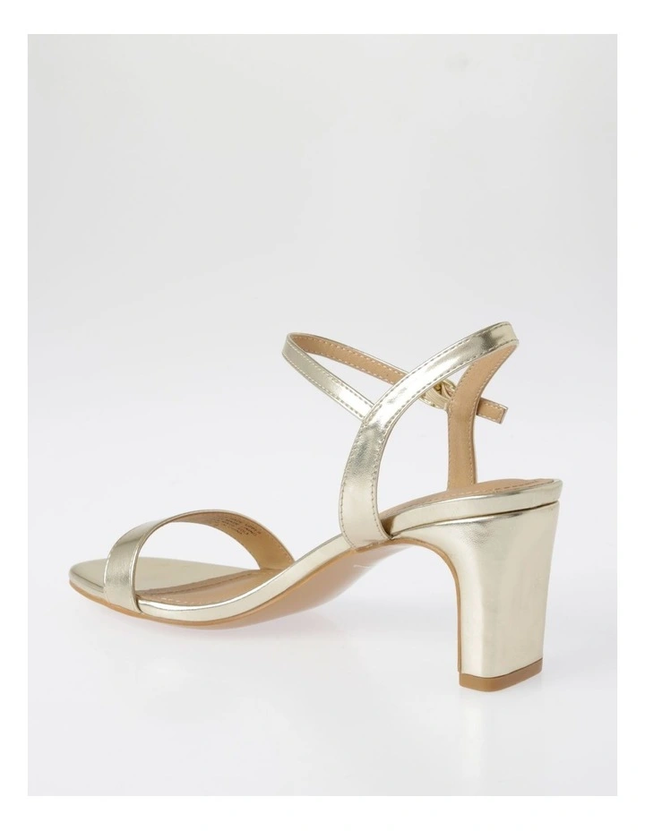 Budget π Miss Shop Fleur π©΄ Sandal In Gold β - Image 3