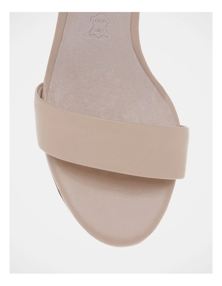 Best deal π Basque Roma Leather Block Heel π©΄ Sandal In Beige π - Image 3